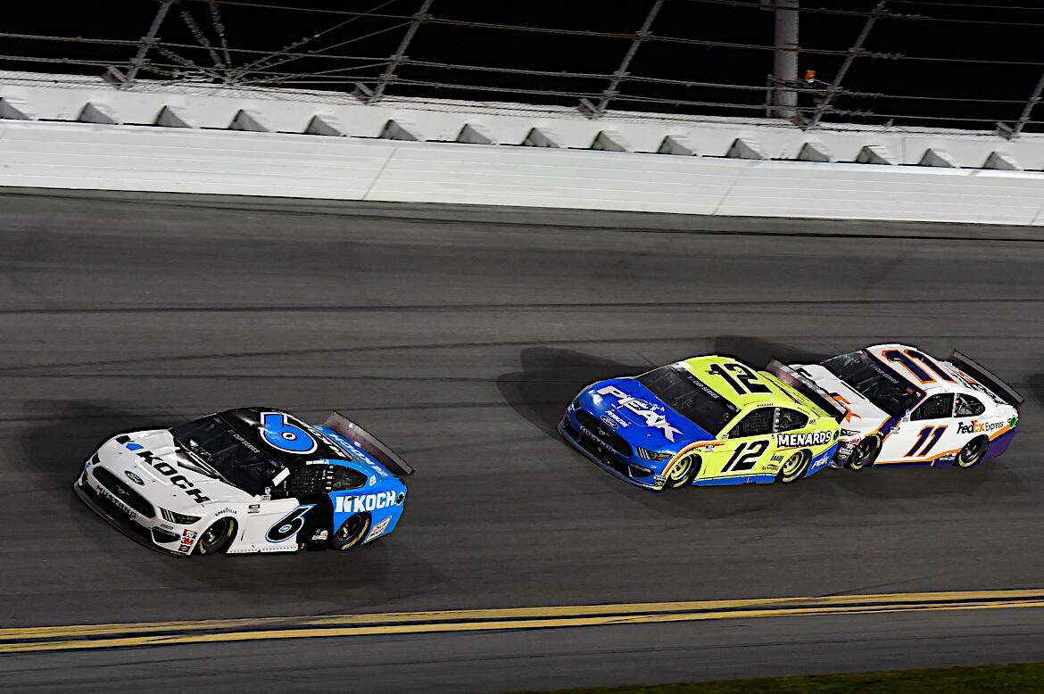 The race was marred by a last-lap accident involving Roush Fenway's Ryan Newman, who was leading. The race was marred by a last-lap accident involving Roush Fenway's Ryan Newman, who was leading.